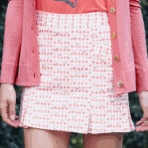 Lizzie Driver Peach “Butterfly” Print Golf/Tennis Skort size‎ 8